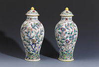 A_66923_A_66924_001.jpg; A. 66923; Deckelvase der "Grünen Familie"; Deckelvase