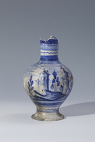 A. 8469
<br/>
Enghalskanne
<br/>
<em>Fayencemanufaktur Nürnberg</em>